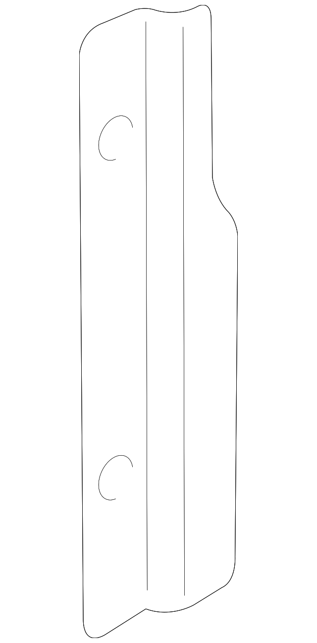 8151010990 Деталь BAFFLE, LEFT