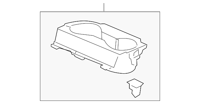 83411-TK8-A01ZA Деталь HOLDER ASSY., FR. FLOOR CUP *NH686L* (WA