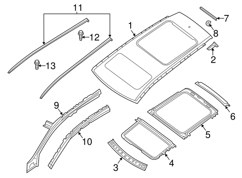 JX35 EXTERIOR TRIM - ROOF 2
