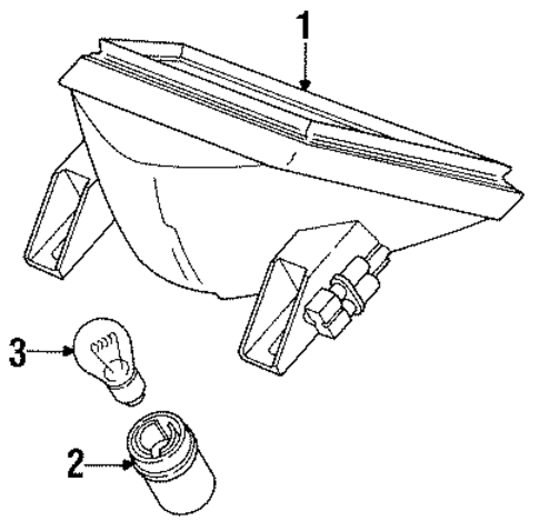 840Ci HIGH MOUNTED STOP LAMP