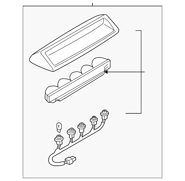 26590-2Y200 Деталь HIGH MOUNT LAMP