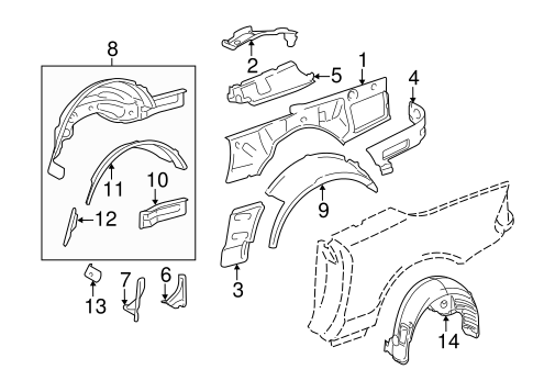 SL550 INNER STRUCTURE