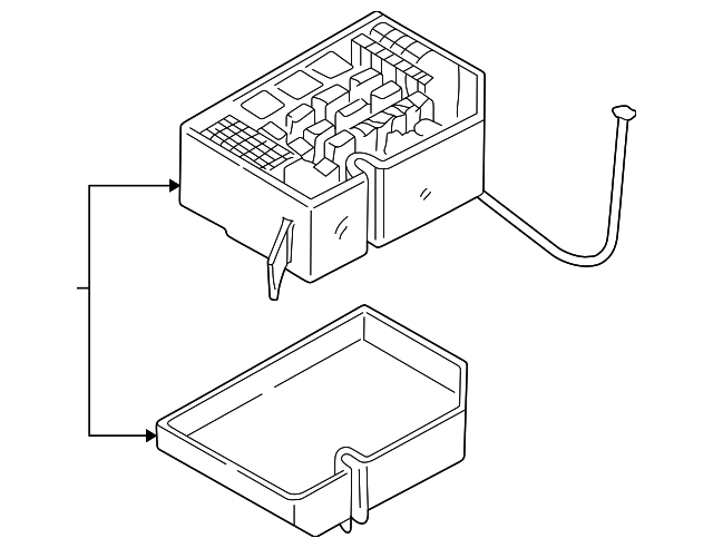91840-2DA00 Деталь FUSE & RELAY BOX