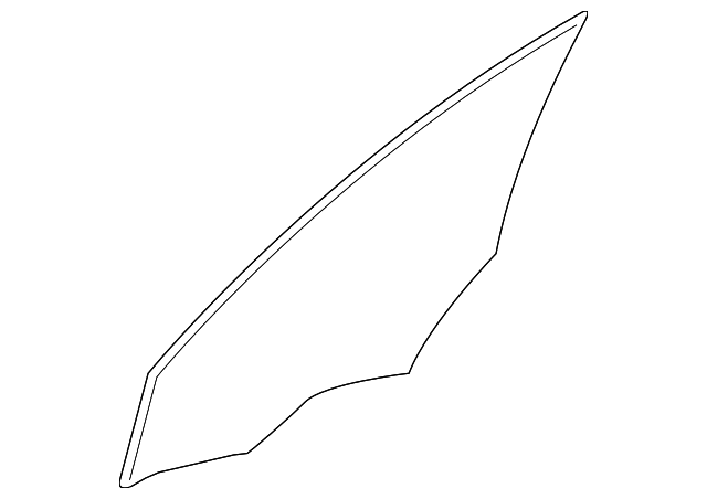 82411-3R010 Деталь DOOR GLASS, LEFT