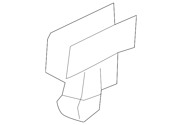 82412-4M000 Деталь DOOR GLASS RETAINER, RIGHT