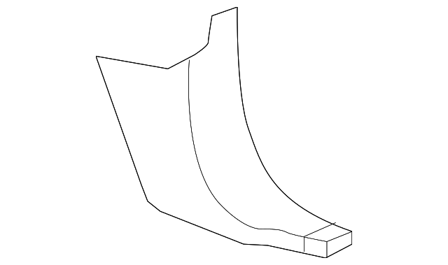 XQ92XDVAE Деталь COWL KICK PANEL, RIGHT