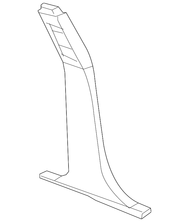 1CH511D1AH Деталь CENTER PLR TRIM, LEFT