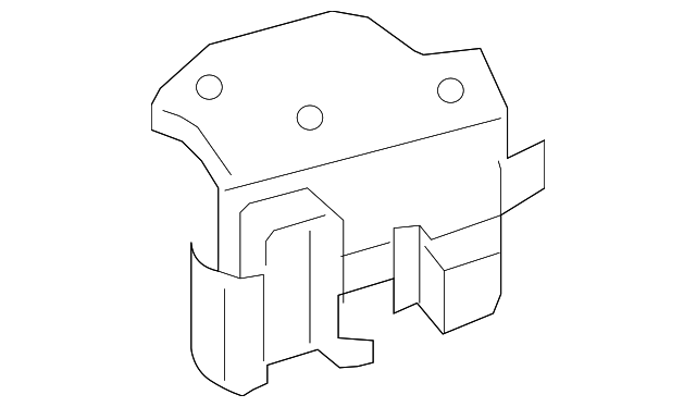 55430-3SH0A SUPPORT BRACKET, LEFT