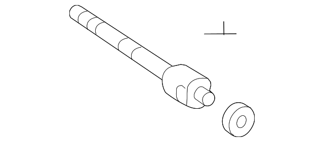 45503-39315 INNER TIE ROD, LEFT