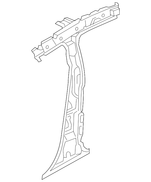 71402-3X000 Деталь INNER CENTER PLR, RIGHT