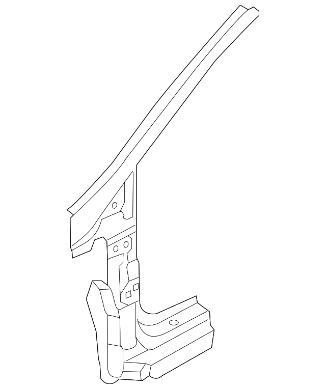 71120-3YA00 Деталь HINGE PILLAR, RIGHT