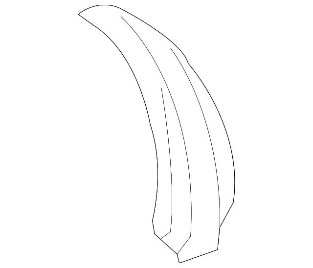 5122050AA Деталь UPPER TRIM PANEL, LEFT