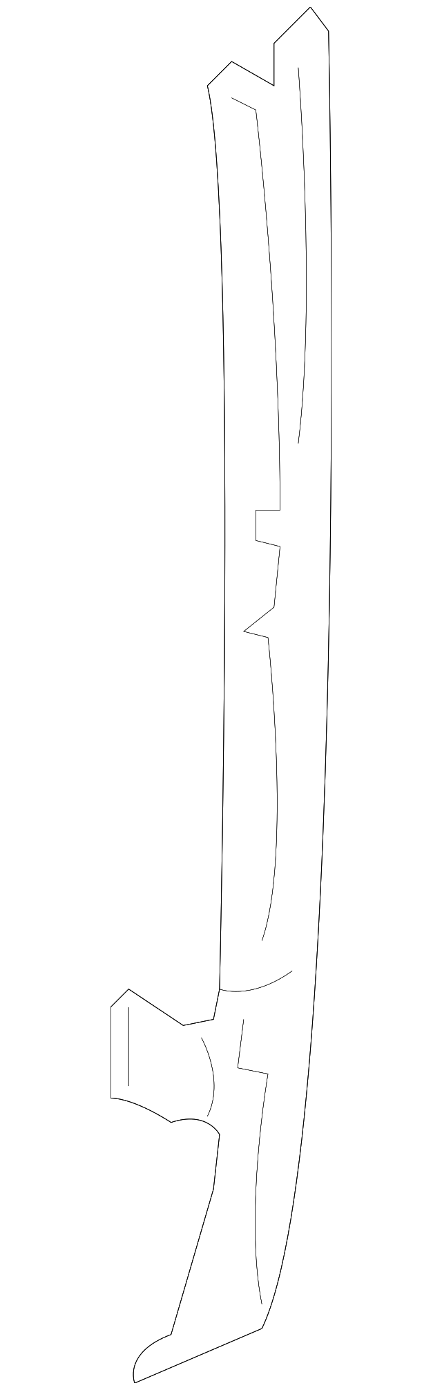 5104170AA Деталь CENTER PILLAR, LEFT
