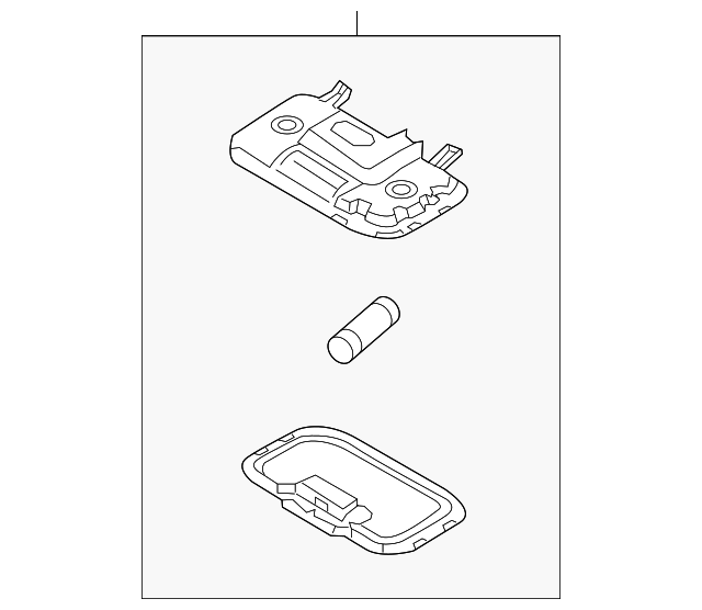 92850-1W000HCS Деталь OVERHEAD LAMP