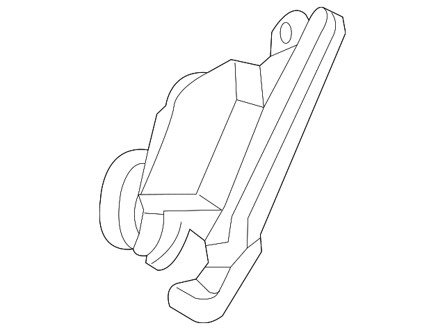 1J640-5K0-003 DUCT ASSY., L. BATTERY INLET