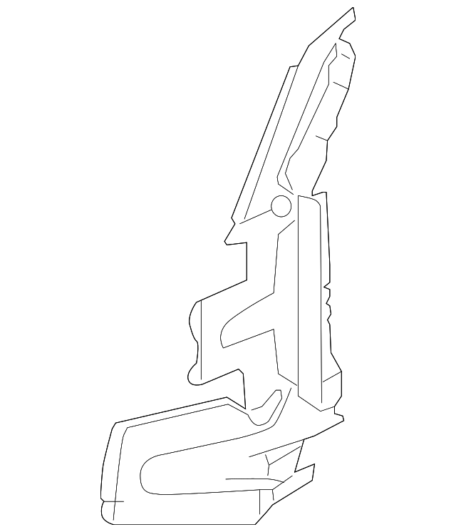 4F0-121-284-H Деталь AIR GUIDE, RIGHT