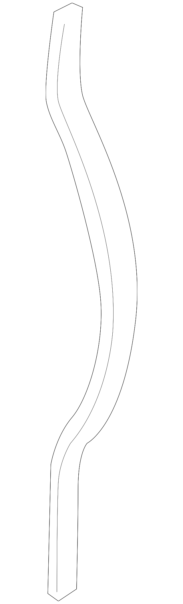 4F0-121-221-A Деталь SIDE SEAL, LEFT