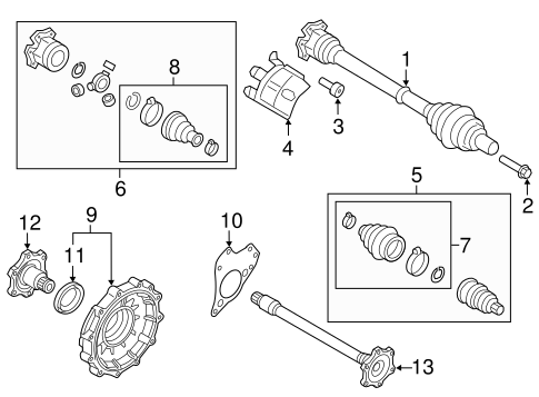 Q5 CARRIER & FRONT AXLES