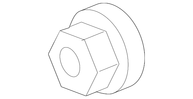90178-A0067 IMPACT BAR NUT, LEFT