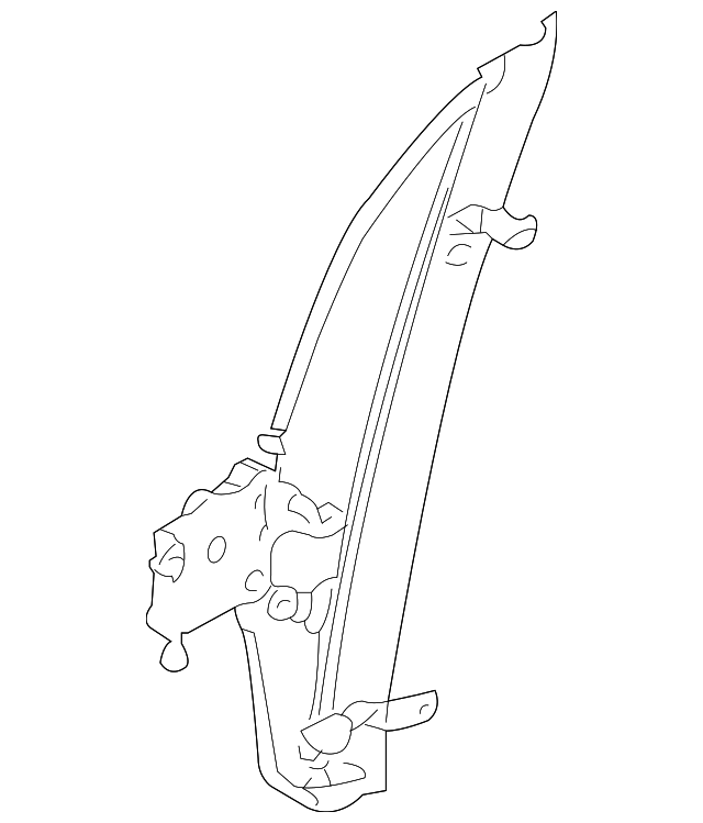 8341082Z10 Деталь WINDOW REGULATOR, RIGHT