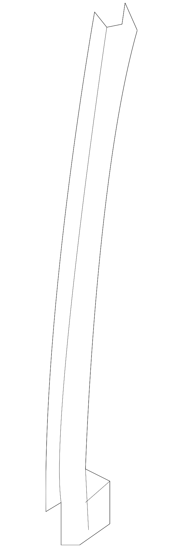 8174082Z00 Деталь REAR GUIDE, LEFT