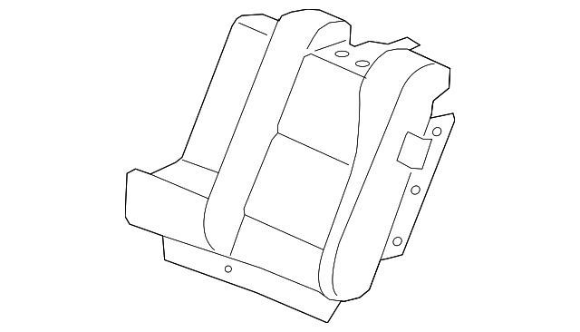 82521-SZN-A31ZB Деталь COVER, L. RR. SEAT-BACK TRIM *NH690L* (L