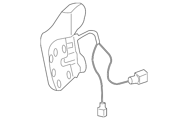 61-31-6-954-012 Деталь PADDLE SWITCH, LEFT