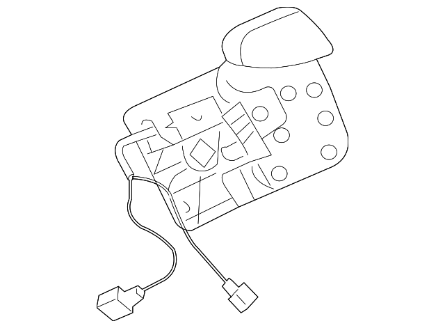 61-31-6-954-013 Деталь PADDLE SWITCH, RIGHT