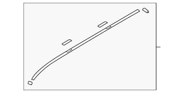 91046SC010 Деталь ROOF MOLDING, LEFT
