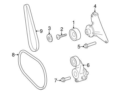Sprinter 3500 BELTS & PULLEYS