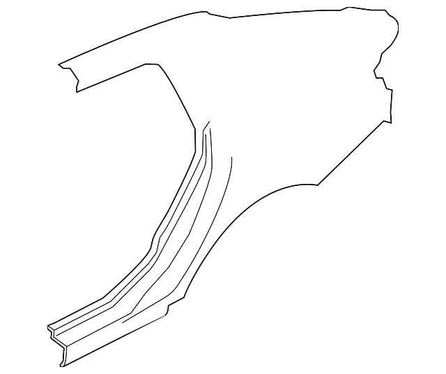 41-00-7-334-018 QUARTER PANEL, RIGHT