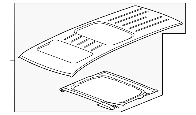 25984575 Деталь ROOF PANEL