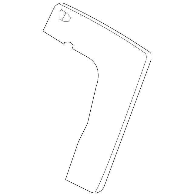 87640ZQ10B Деталь SEAT BACK PANEL