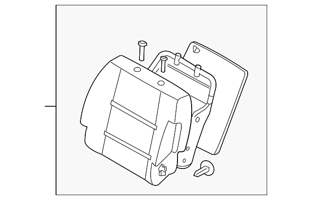 87600ZQ10A Деталь SEAT BACK ASSY