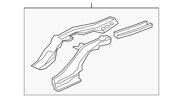 5253D991 Деталь REAR RAIL ASSY, LEFT