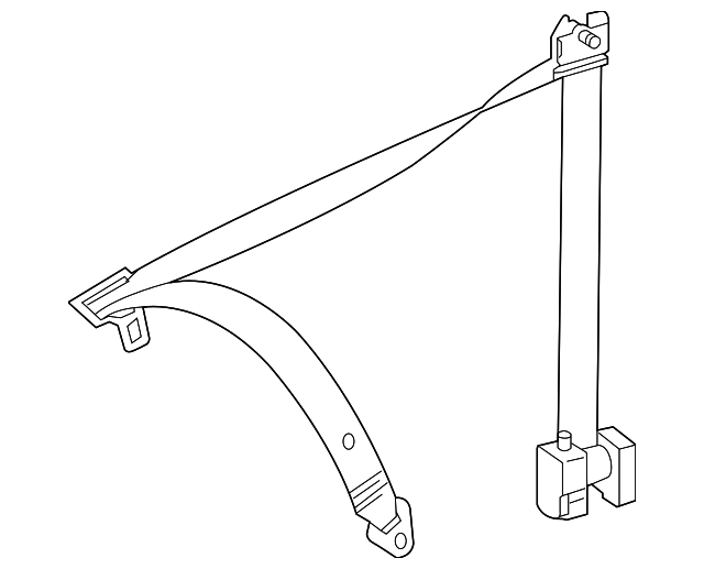 230-860-01-85-8J17 Деталь SEAT BELT ASSY, LEFT