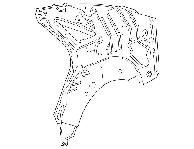 23447005 Деталь INNER PANEL, LEFT