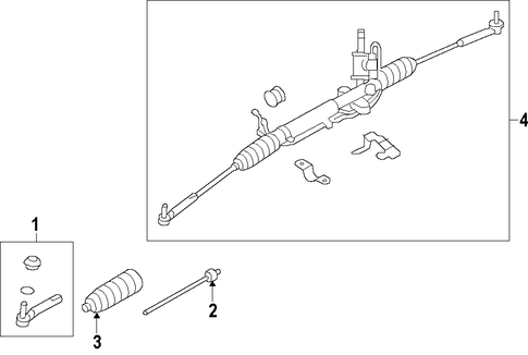 WRX STEERING GEAR & LINKAGE