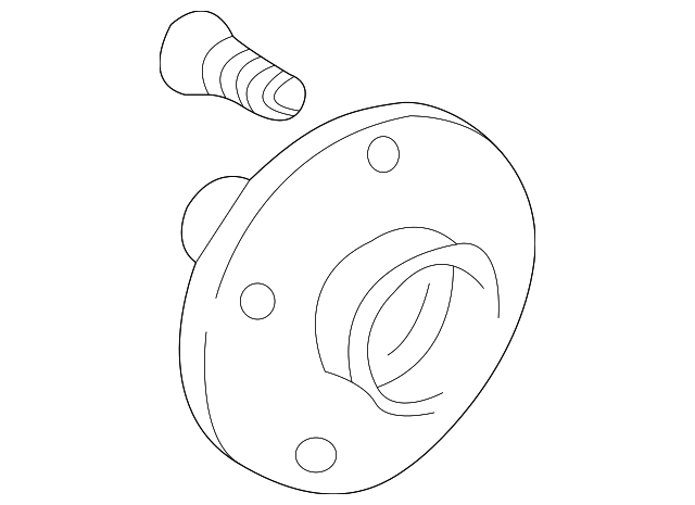 43502-06040 Деталь HUB, RIGHT