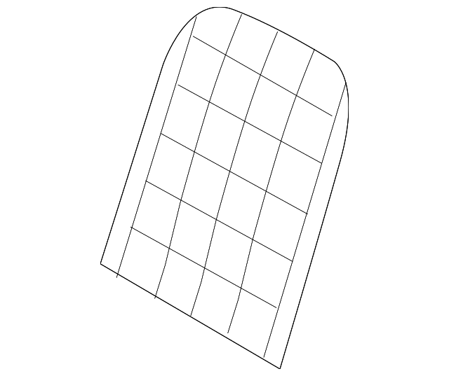 88360-3L201-AEW Деталь SEAT BACK PANEL, LEFT