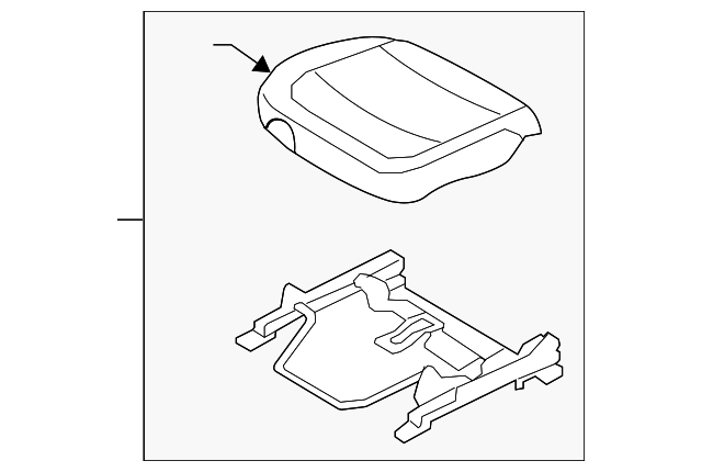 88102-3L052-A9Q Деталь CUSHION ASSY, LEFT