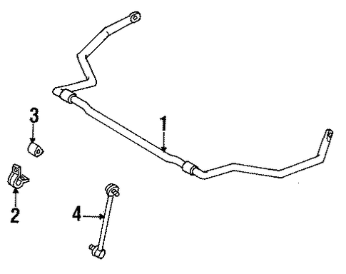 Protege STABILIZER BAR & COMPONENTS