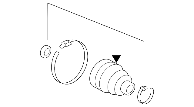 44018-TX4-A01 Деталь BOOT SET, OUTBOARD