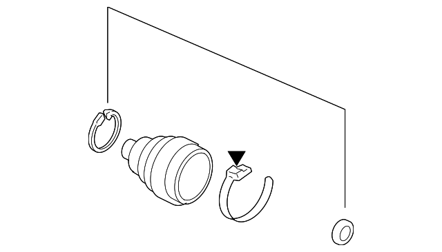 44017-TX4-A01 Деталь BOOT SET, INBOARD
