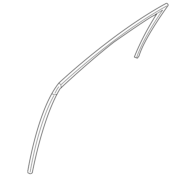 82530-2W000 RUN CHANNEL, LEFT