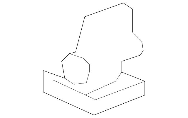 22778160 Деталь FRONT BRACKET, LEFT