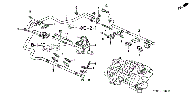 NSX SECOND AIR VALVE