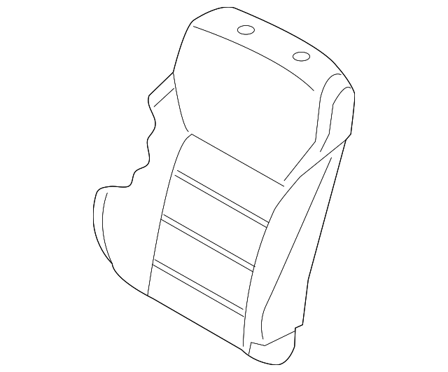 88460-C6070C66 Деталь SEAT BACK COVER, RIGHT