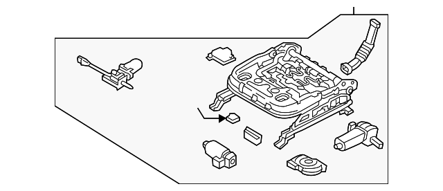 88550-C6110 Деталь SEAT TRACK, RIGHT