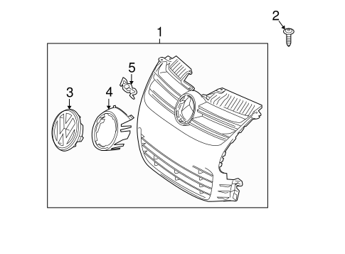 R32 GRILLE & COMPONENTS